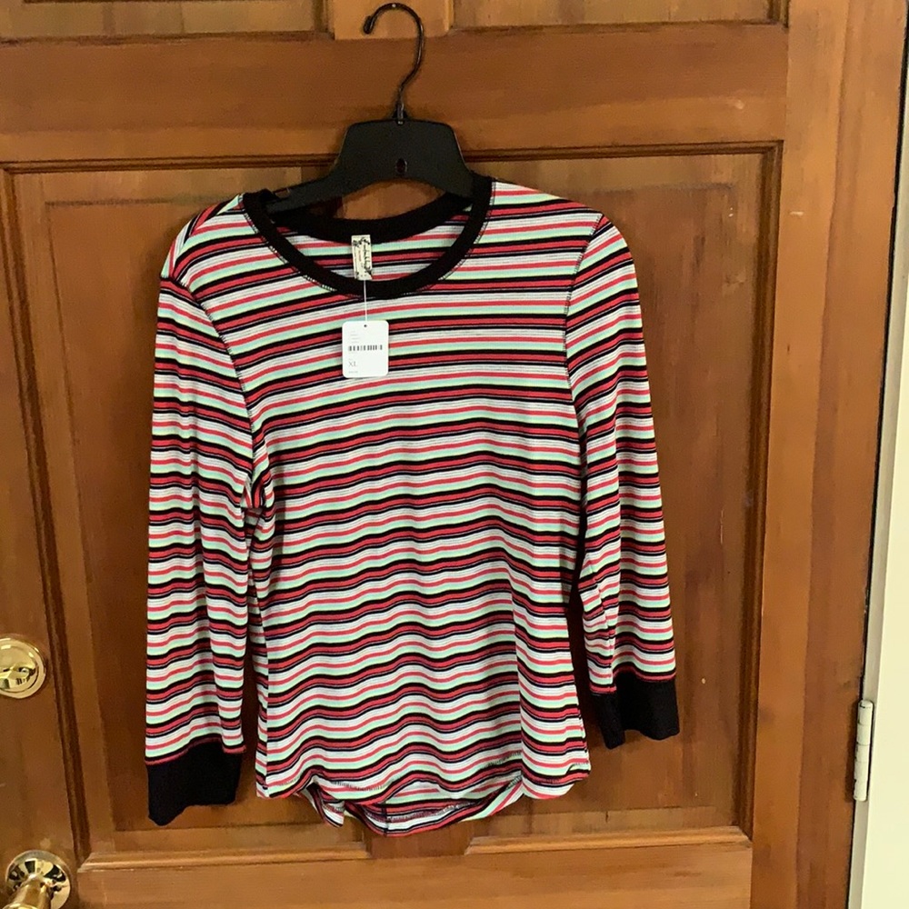 Brand New.  Free People Striped Shirts.